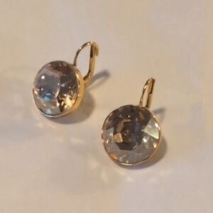 Swarovski Golden Shadow Crystal Earrings